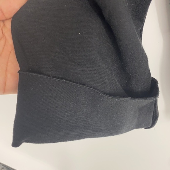 Theory Women's Black Oversized Collar Belted Sweater size Small Asymmetrical - Picture 3 of 8